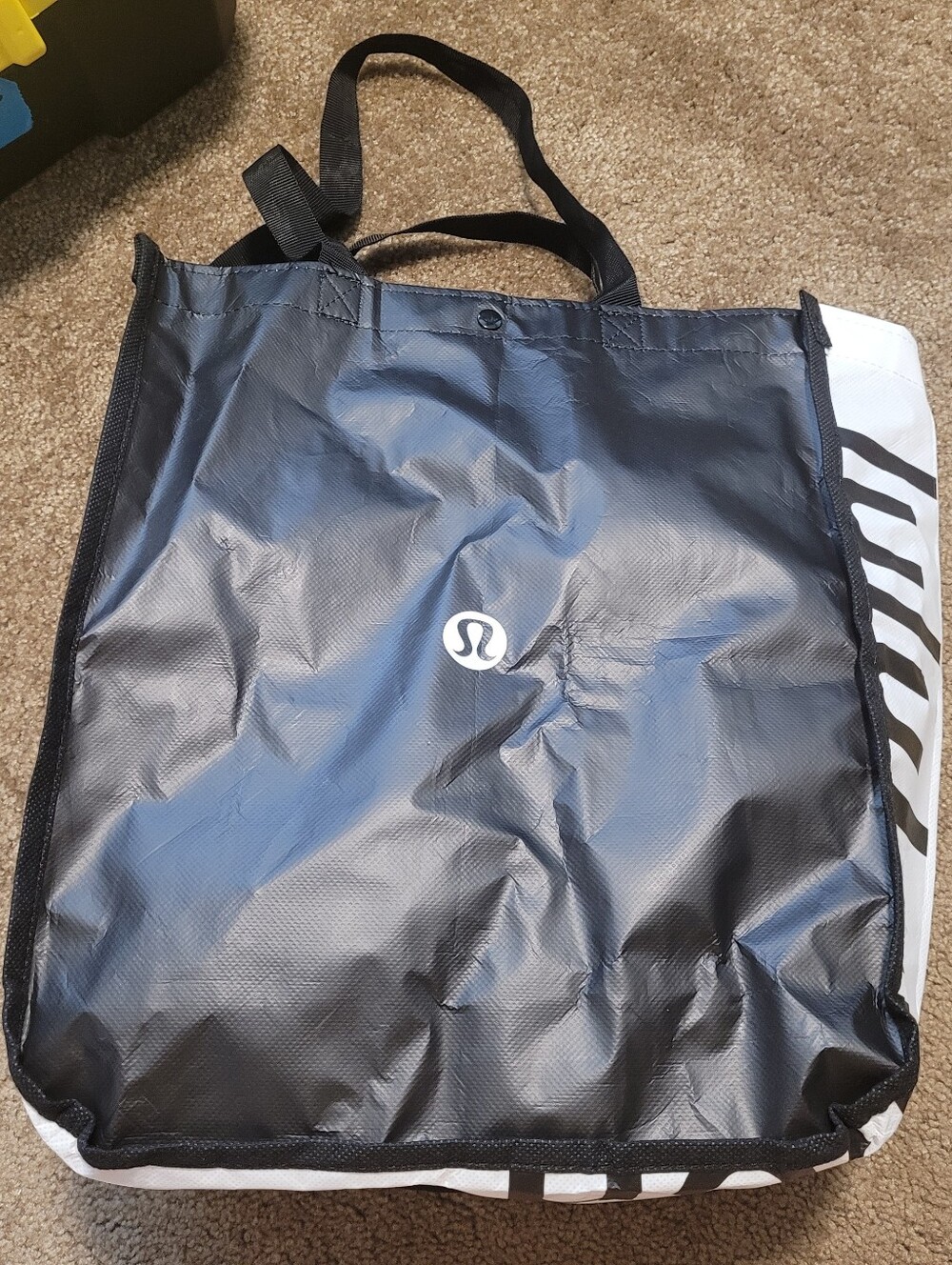 Lululemon Athletica Black ReusableTote Bag